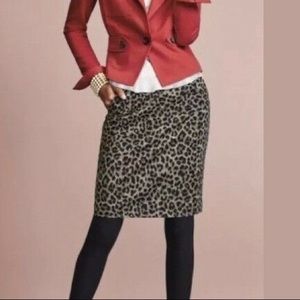 NWT Cabi Jungle Skirt 3402 Leopard Print Size 6